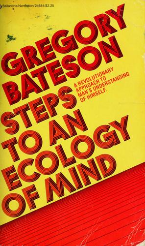 Cover of the Ballantine paperback edition of Steps to an Ecology of Mind by Gregory Bateson, plain typographic cover in muted tones